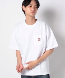 CONVERSE(コンバース)/【CONVERSE】 コンバース ドライ ポケット ピスネーム付き Tシャツ  /ホワイト