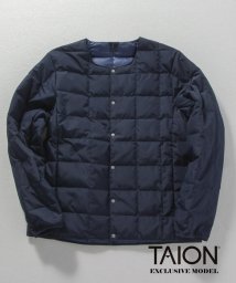 WORK ABOUT(WORK ABOUT)/【TAION/タイオン】別注 DOWN JACKET インナーダウン (※注目のダウンメーカーとのコラボレーション企画!!)/ネイビー