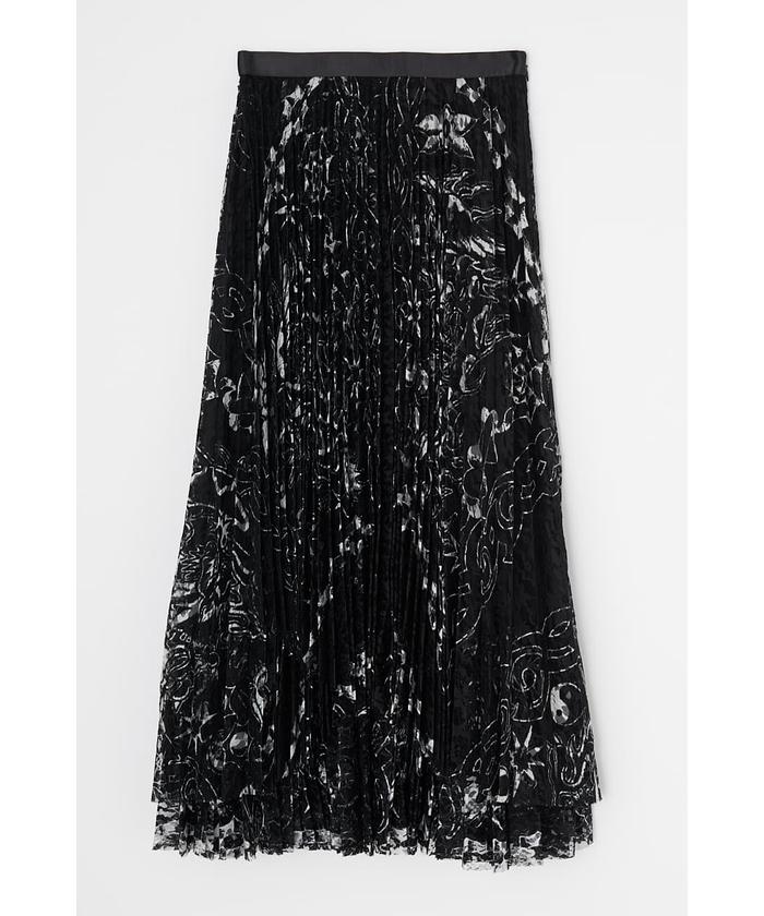 セール Bandana Lace Pleats スカート マウジー Moussy Magaseek
