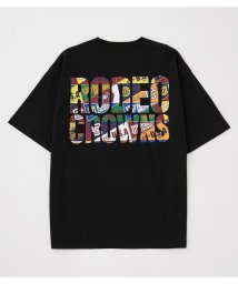 RODEO CROWNS WIDE BOWL(ロデオクラウンズワイドボウル)/PENNANT Tシャツ/BLK