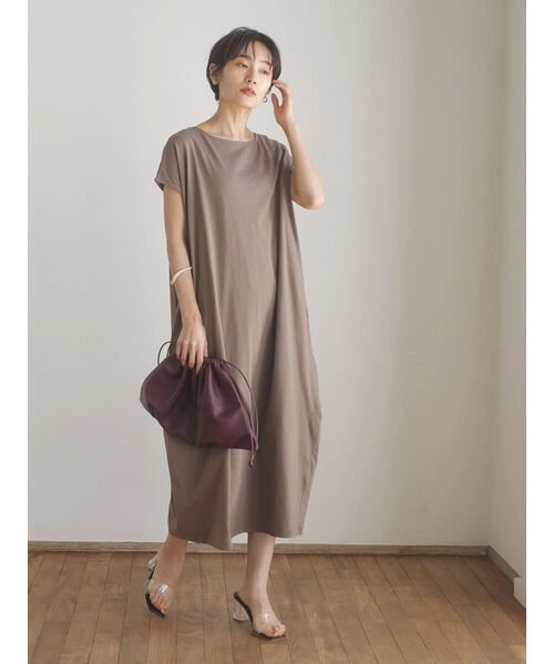 裾切り替えフレンチスリーブカットワンピース アメリカン ホリック American Holic Magaseek