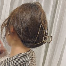 miniministore(ミニミニストア)/大きめバンスクリップ 韓国 ヘアアクセ/ブラック系2