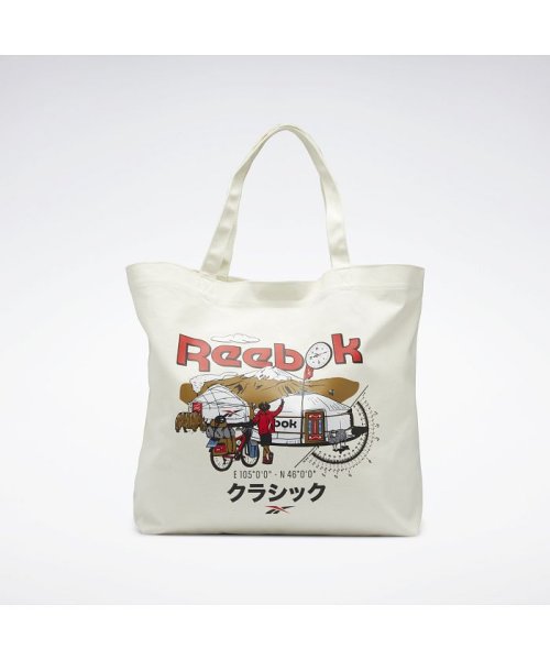 Reebok(Reebok)/クラシックス ロードトリップ トートバッグ / Classics Road Trip Tote Bag/ホワイト