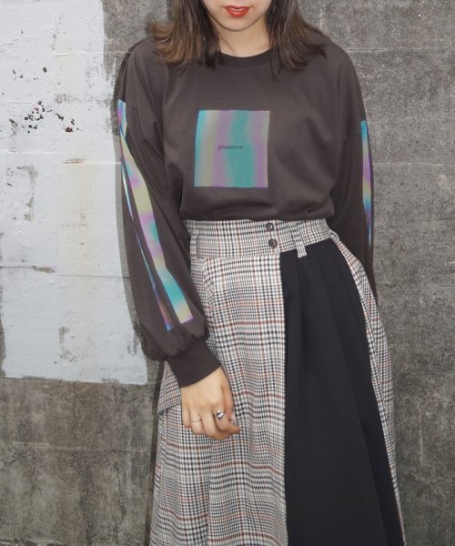セール オーロラプリントロングtシャツ １７９ ｗｇ ニコルクラブ １７９ ｗｇ Magaseek