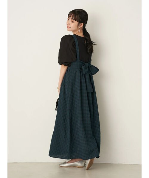 セール バックリボンワンピース アースミュージック エコロジー Earth Music Ecology Magaseek