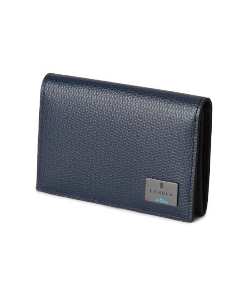 LANVIN(ランバン)/ランバン 名刺入れ 名刺ケース 本革 レザー カードケース ブランド メンズ レディース ランバンオンブルー LANVIN en Bleu 581603/ネイビー