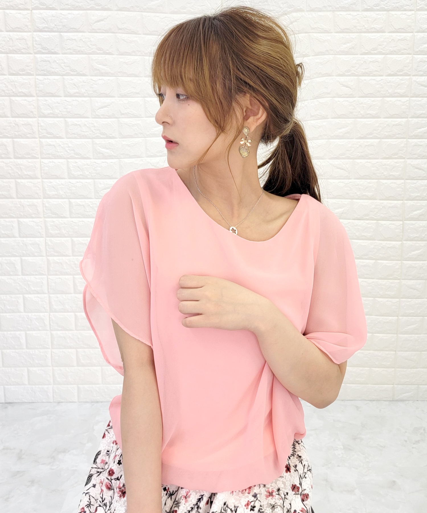 値下げ中！スナイデル　シフォン　ブラウス　レース