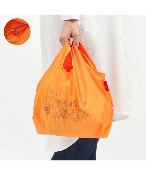 ルートート エコバッグ Rootote スヌーピー Ip ルーショッパー Mid リフティー ピーナッツpeanuts 6u 買い物バッグ パッカブル 軽い ルートート Rootote Magaseek
