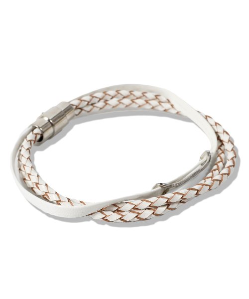 セール 牛革 編み込み3連 レザーブレスレット 本革 ブレスレット メンズ レディース レザー 革 3連 編み込み つけっぱなし 重ね付け 韓国 アクセサリー マ ワンフォークロージング 1111clothing Magaseek