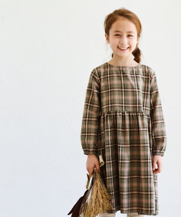 キッズワンピース チェック ワンピース 長袖の人気商品 通販 価格比較 価格 Com