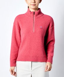 Munsingwear(マンシングウェア)/ブークレージップアップセーター【アウトレット】/ピンク