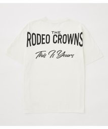 RODEO CROWNS WIDE BOWL(ロデオクラウンズワイドボウル)/メンズBRIDGEロゴTシャツ/O/WHT1