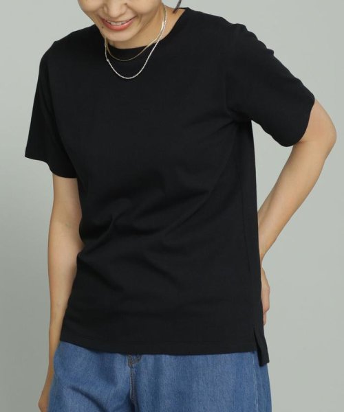 セール 汗染み防止抗菌防臭加工 クルーネックtシャツ ナノ ユニバース Nano Universe Magaseek