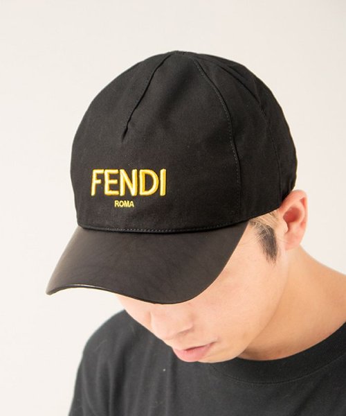 FENDI(フェンディ)/【FENDI(フェンディ)】FENDI フェンディ BASEBALL CAP REVERSIBILE/ブラック