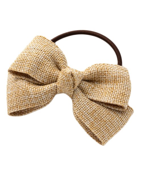 メッシュ素材で大人カジュアルに決まるリボンヘアゴム クリームドット Cream Dot Magaseek