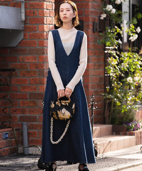 Urban Research Rosso Urban Research Rosso 別注 Lee Rosso Denim Jumper One Piece Magaseek