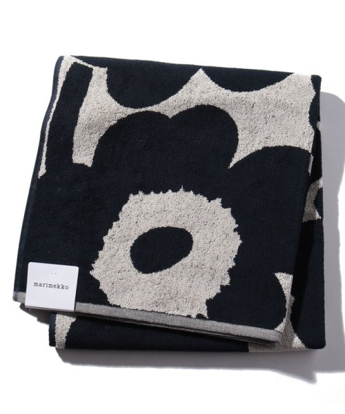 Marimekko(マリメッコ)/【marimekko】マリメッコ UNIKKO バスタオル 70×150cm 070525/BLACK/WHITE