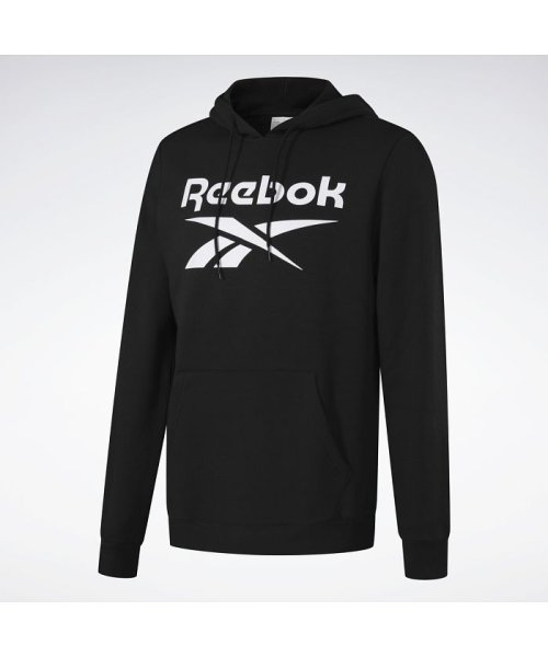 Reebok(Reebok)/トレーニング エッセンシャルズ ビッグ ロゴ フーディー / Training Essentials Big Logo Hoodie/ブラック