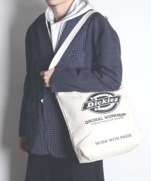 MAISON mou(メゾンムー)/【DICKIES/ディッキーズ】DK LOGO TC CANVAS 2WAY SHOULDER BAG/ブラック