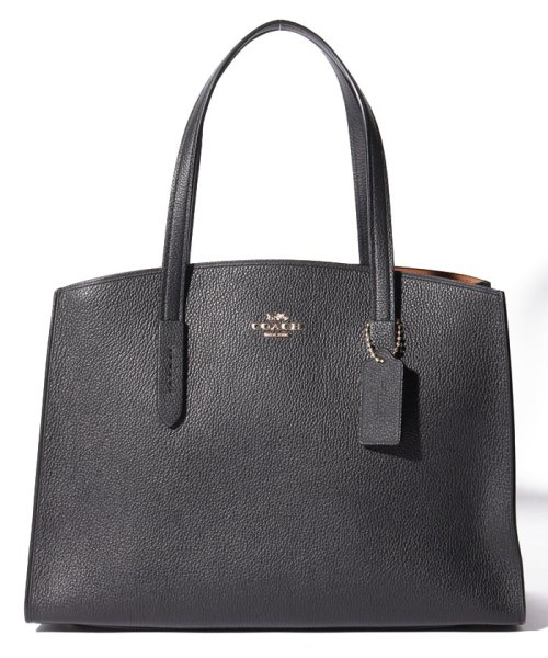 COACH(コーチ)/【COACH】コーチ 25137 SV/HA ショルダー付ハンドバッグ/BLACK