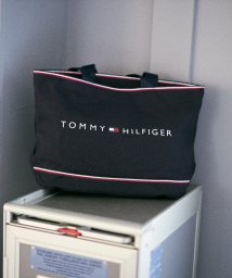 TOMMY HILFIGER(トミーヒルフィガー)/【オンライン限定】ショッパーキャンバストートバッグ/ネイビー