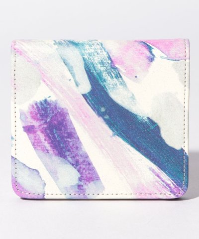 紫色の音階　二つ折り財布