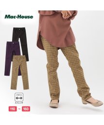 MAC HOUSE(kid's)(マックハウス（キッズ）)/NAVY ネイビー ストレッチカラーパンツ NV－G670－6850/ブラウン