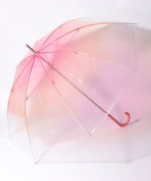 estaa(エスタ)/estaa（エスタ）雨傘 POE　ビニールグラデーション/ピンク