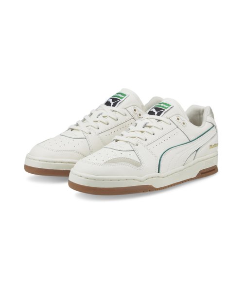 PUMA(プーマ)/PUMA x BUTTER GOODS スリップ ストリーム ローカット スニーカー ユニセックス/WHISPERWHITE-CADMIUMGREEN