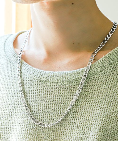 セール ロングチェーンネックレス ネックレス メンズ アクセサリー チェーン ロング ラグスタイル Luxstyle Magaseek