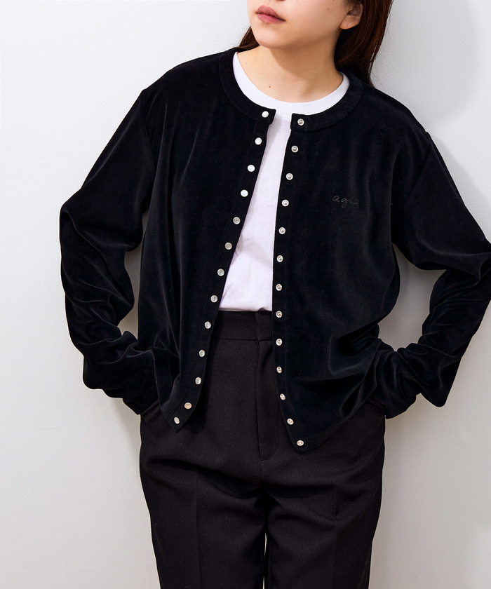 美品】ADAM ET ROPE × agnes b. ボアカーディガン | www