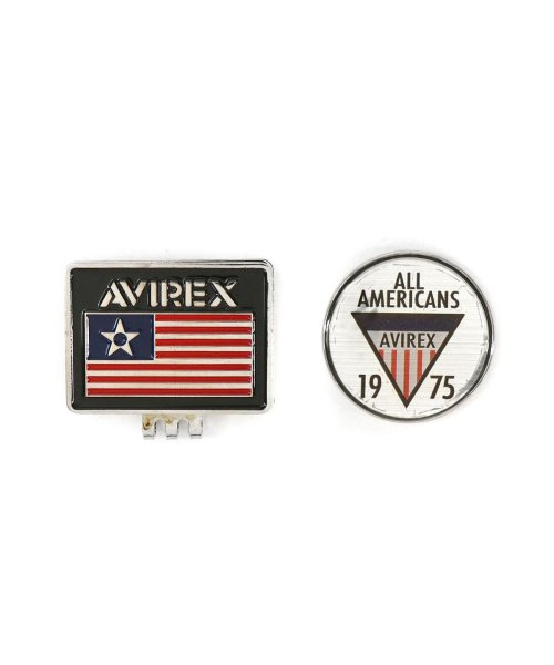 AVIREX GOLF(アヴィレックス ゴルフ)/アヴィレックスゴルフ マーカー AVIREX GOLF マグネット キャップ ロゴ セット メンズ レディース AVXBA1－85MK/シルバー