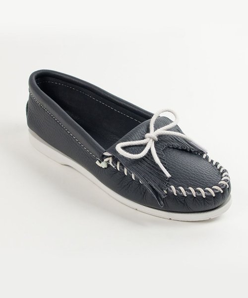 Minnetonka ミネトンカ スムースレザー モカシンシューズ Kilty Unbeaded ミネトンカ Minnetonka Magaseek