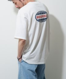 ZIP FIVE(ジップファイブ)/【mg－0288】Mark Gonzales ロゴプリント半袖Tシャツ/ホワイト