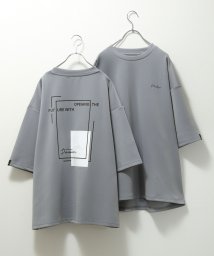 Nilway(ニルウェイ)/【pc21001】Nilway Pledge別注 プリントシルケットポンチビッグTシャツ 2021SUMMER/ブルー系1