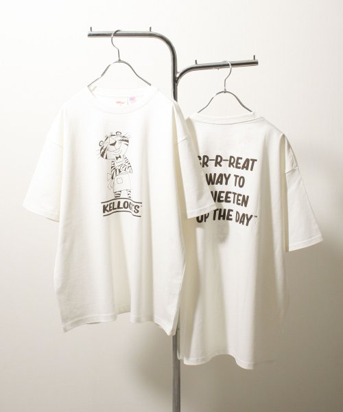 ZIP FIVE(ジップファイブ)/【sk－klg001】KELLOGG’S アソートTシャツ/オフホワイト