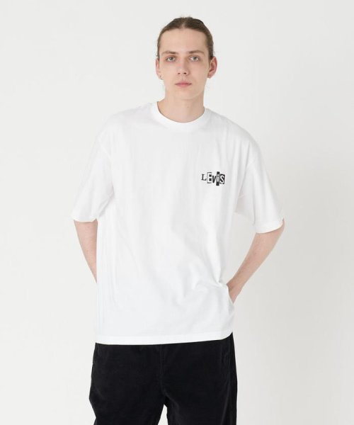 Levi's(リーバイス)/SKATE GRAPHIC BOX Tシャツ LSC WHITE CORE BATWING BLACK/NEUTRALS