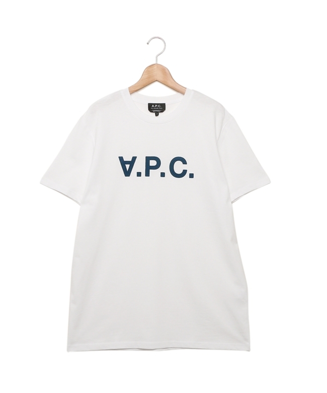 アーペーセー トップス Tシャツ ホワイト メンズ APC A.P.C. COBQX 