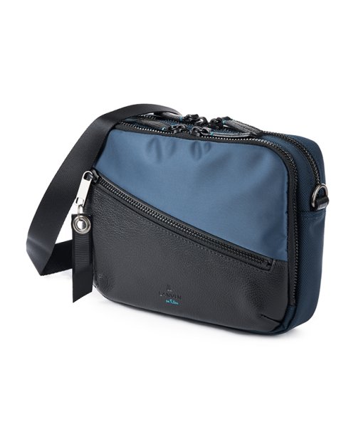 ランバンオンブルー ショルダーバッグ メンズ ブランド 本革 レザー ミニサイズ フェリックス Lanvin En Bleu Felix ランバン Lanvin Magaseek