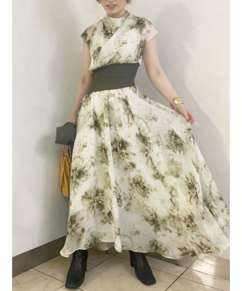 セール ウエストリブドッキングプリントワンピース フレイ アイディー Fray I D Magaseek セール ウエストリブドッキングプリントワンピース フレイ アイディー Fray I D Magaseek