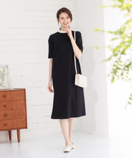 フリルコンビジャージーワンピース レディースファッション 阪急百貨店公式通販 Hankyu Fashion