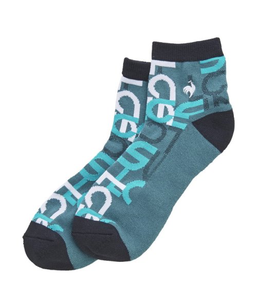 ロゴジャカードショート丈ソックス ルコックスポルティフ ゴルフ Le Coq Sportif Golf Magaseek