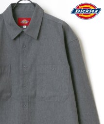 LAZAR(ラザル)/【Lazar】Dickies/ディッキーズ 【別注】 T/Cツイル オーバーサイズ ワークシャツ/CPOシャツ/チャコール