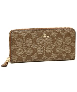 COACH/コーチ 財布 長財布 アウトレット レディース COACH F59267 IMBDX カーキ ブラウン/504234859