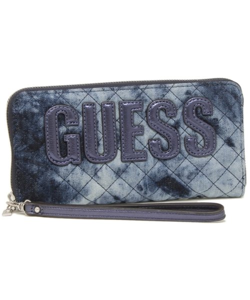 セール ゲス 財布 長財布 メンズ レディース Guess Dl Den ブルー ゲス Guess Magaseek