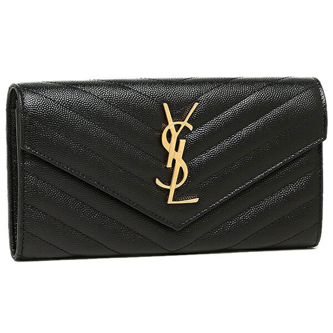 サンローラン パリ SAINT LAURENT PARIS 財布 MONOGRAMME SAINT LAURENT MATELLASSE 二つ折り長財布 372264 BOW01 1000