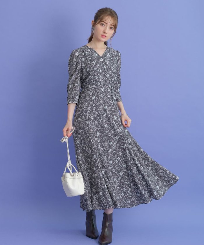 カシュクールマーメイドワンピース アプワイザー リッシェ Apuweiser Riche Magaseek