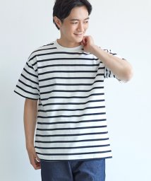 coca(コカ)/【ヘビーウェイト】クルーネックボーダーTシャツ/WHITE