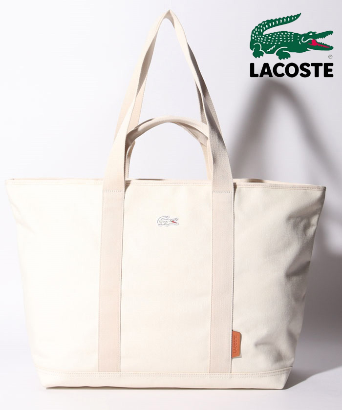 LACOSTE キャンバス トートバッグ