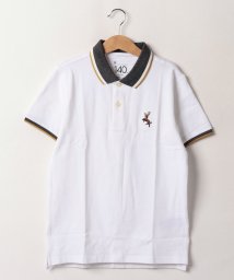 GIORDANO(ジョルダーノ)/GIORDANO/レギュラーフィットトナカイ刺繍ポロシャツ/ホワイト